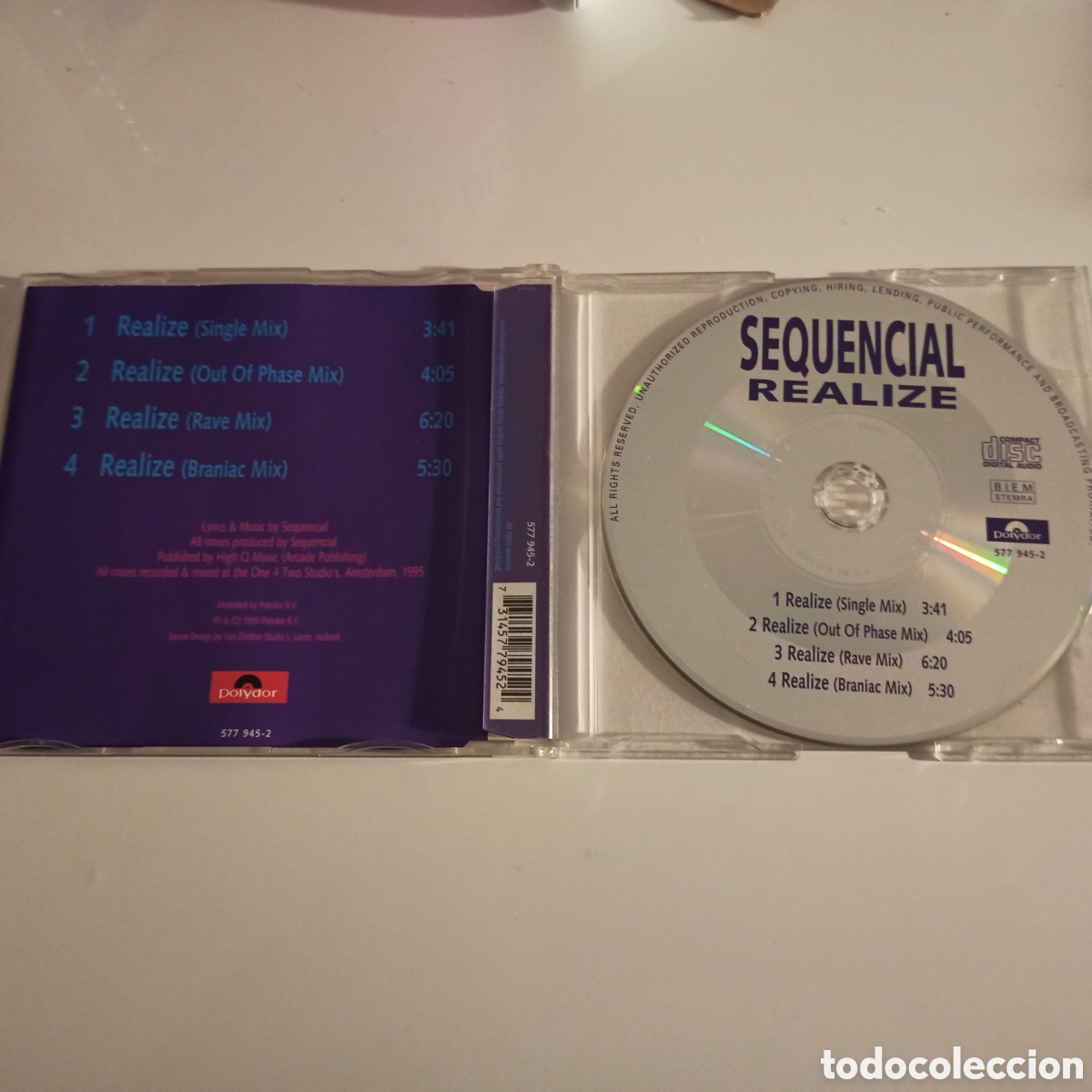 CDs de m&uacute;sica: Sequencial - Realize (CD, Maxi) - Foto 2