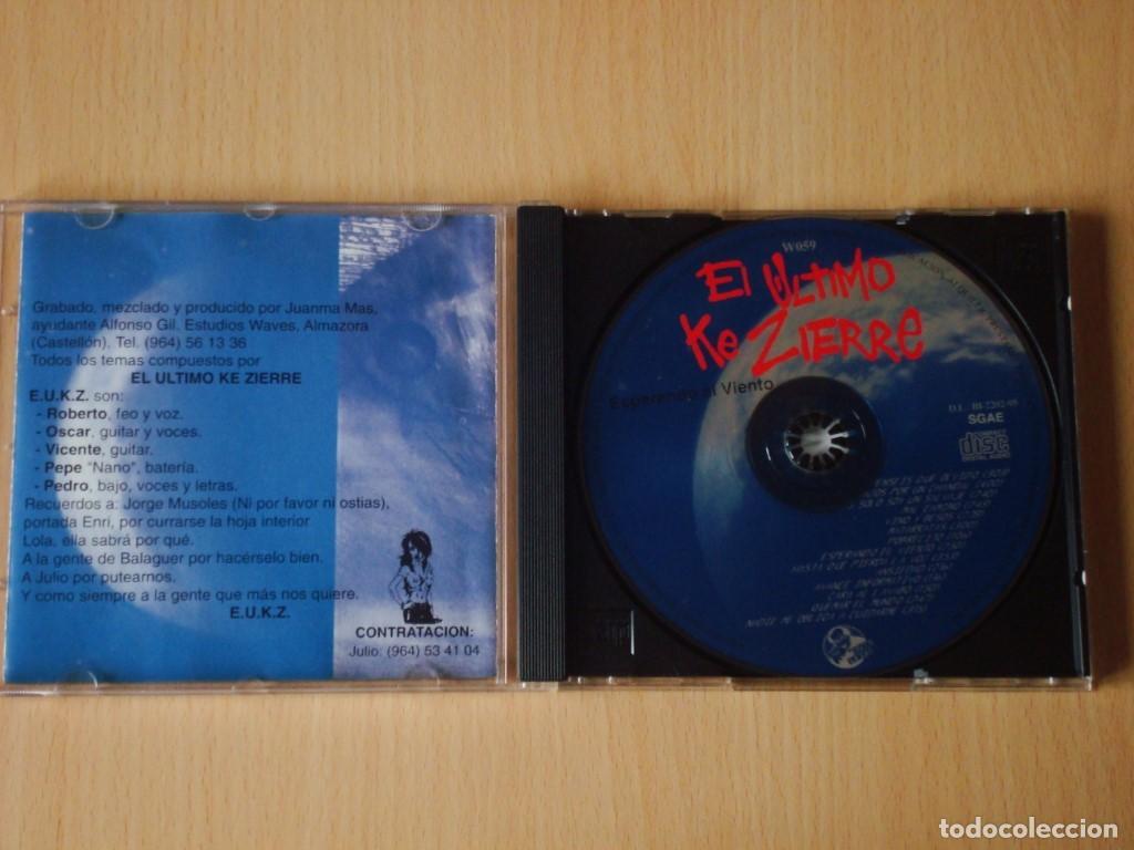 CDs de m&uacute;sica: El &uacute;ltimo ke zierre - Esperando al viento - Foto 2
