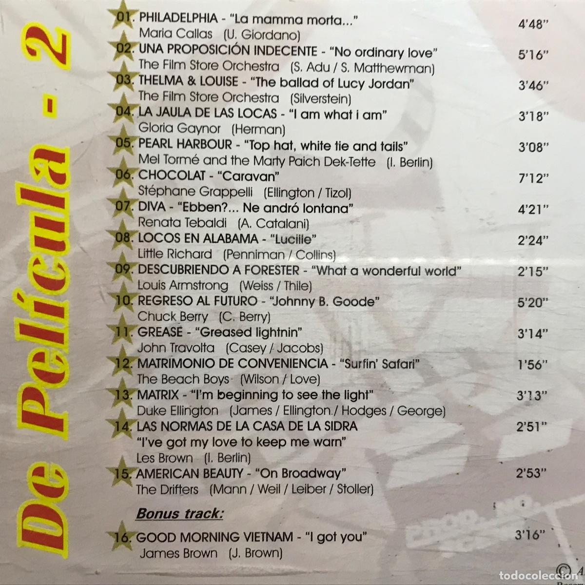 CDs de m&uacute;sica: Various ● De Pel&iacute;cula ● 3xCD, Compilation - Foto 7
