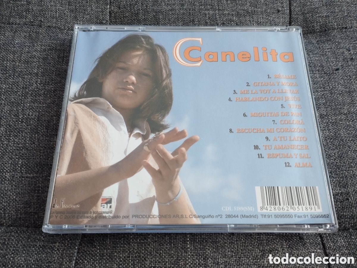 CDs de m&uacute;sica: CANELITA. B&Eacute;SAME (CD) - Foto 3