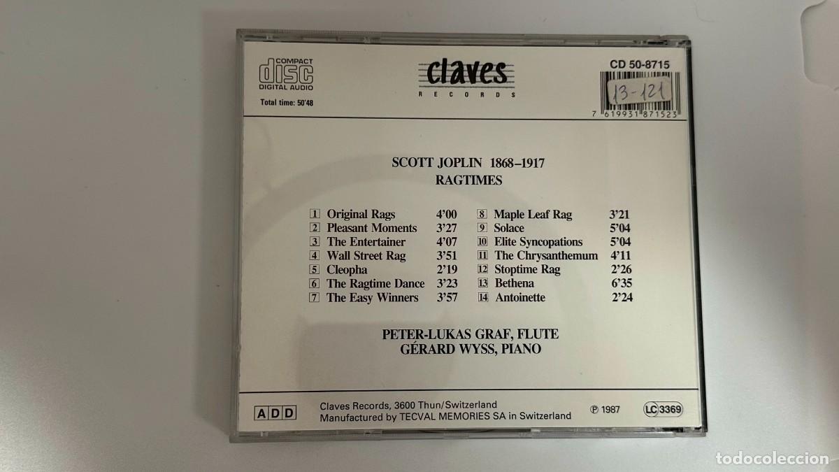CDs de m&uacute;sica: SCOTT JOPLIN: Ragtimes - Foto 2