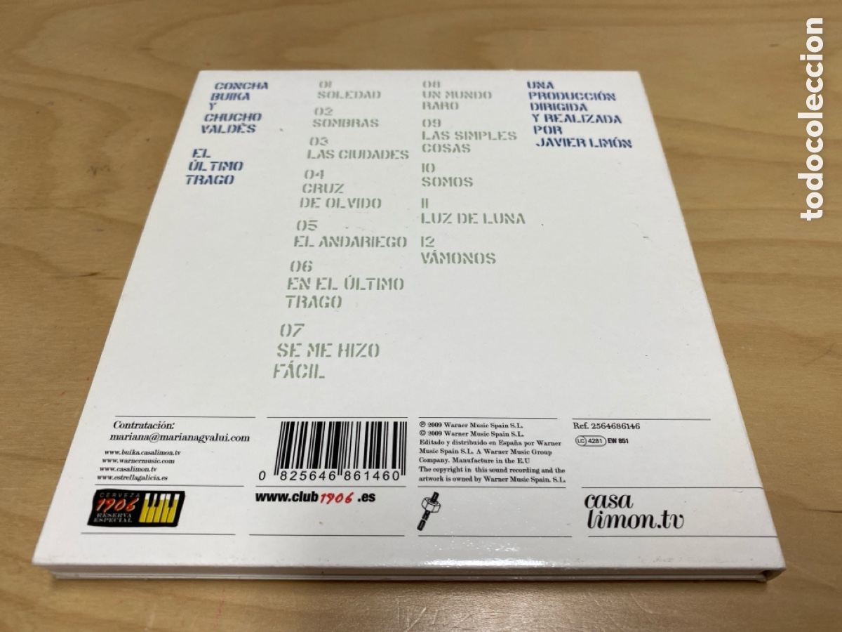 CDs de m&uacute;sica: Buika y Chucho Valdes - El &Uacute;ltimo Trago - Foto 2