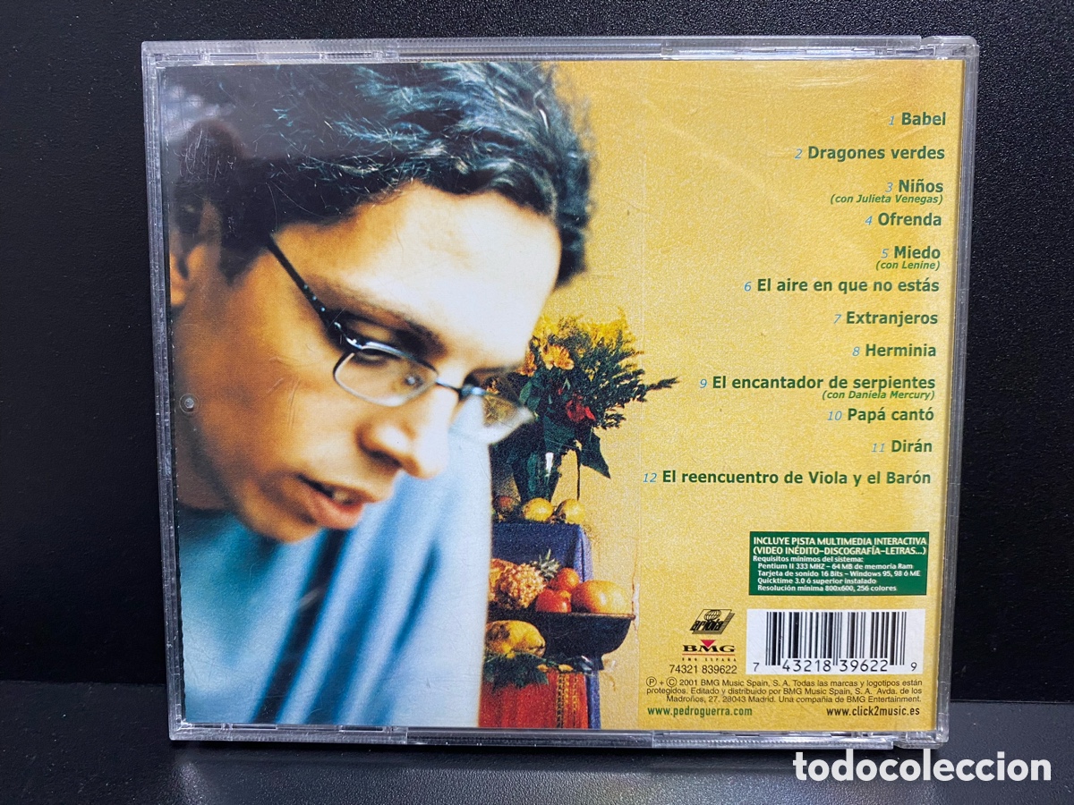 CDs de m&uacute;sica: Pedro Guerra - Ofrenda (CD) - Foto 2