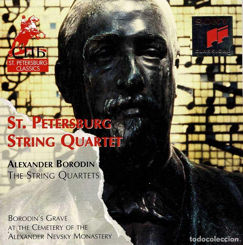 CDs de m&uacute;sica: St. Petersburg String Quartet, Alexander Borodin - The String Quartets Nos. 1 & 2. CD - Foto 1