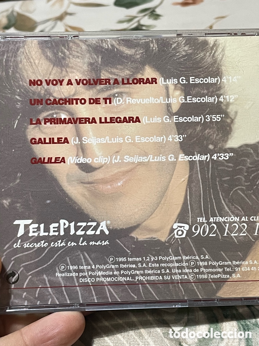 CDs de m&uacute;sica: Sergio Dalma - Telepiza - Foto 2