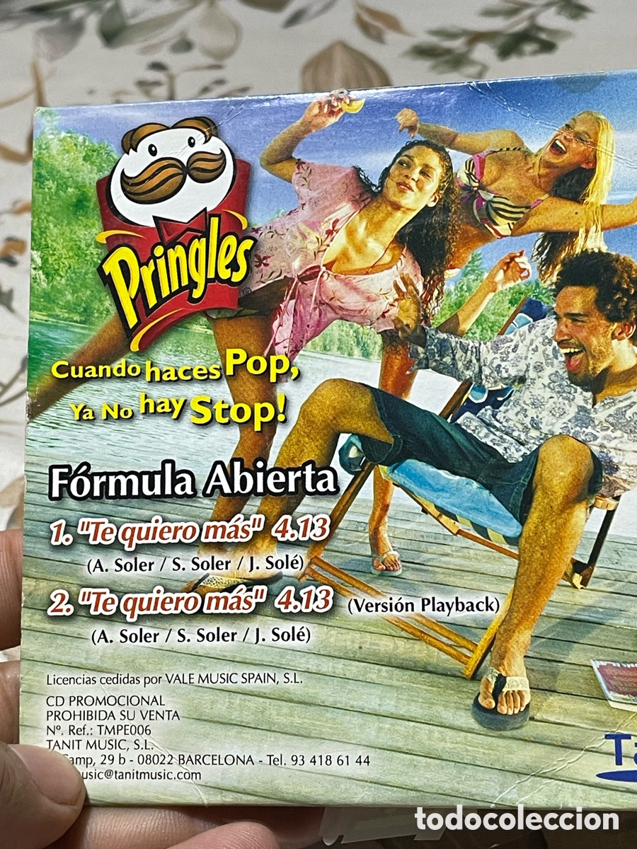 CDs de m&uacute;sica: Te quiero m&aacute;s - Pringles - Foto 2