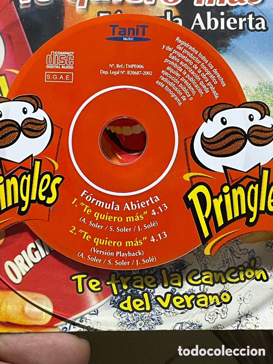 CDs de m&uacute;sica: Te quiero m&aacute;s - Pringles - Foto 3