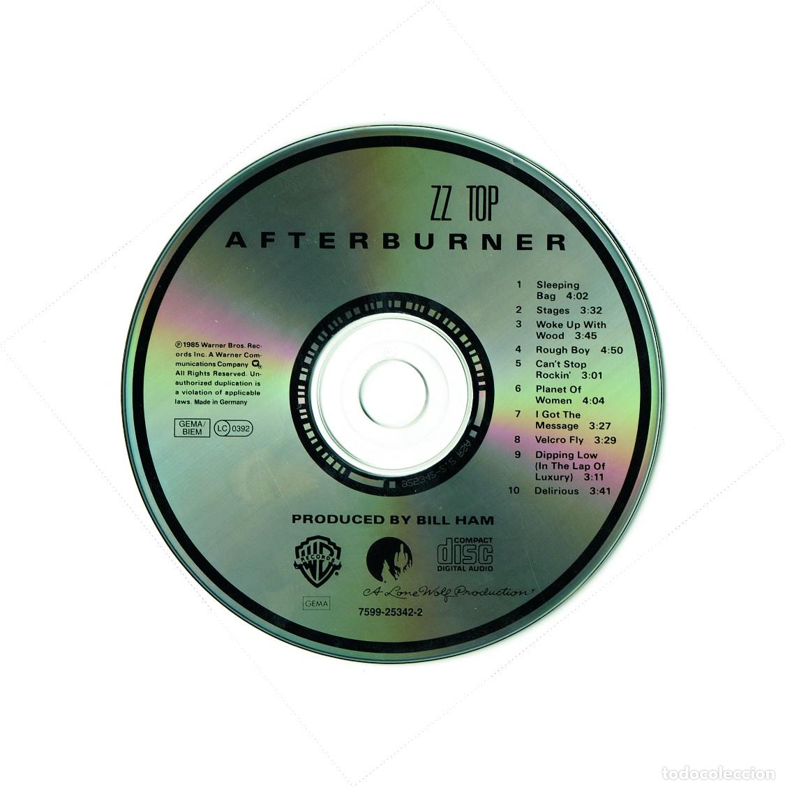 CDs de m&uacute;sica: ZZ TOP AFTER BURNER - CD - Foto 3