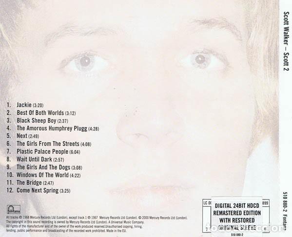 CDs de m&uacute;sica: Scott Walker &ndash; Scott 2 CD - Foto 2