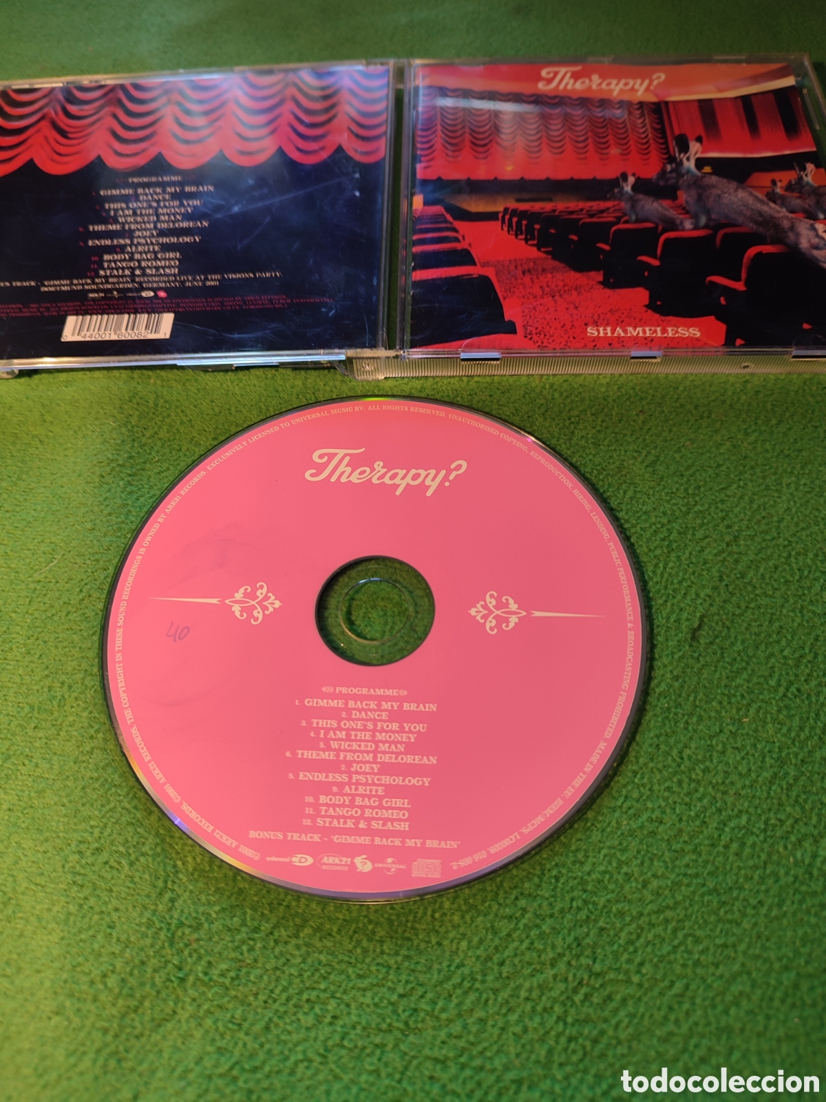 CDs de m&uacute;sica: Therapy - Shameless CD - Foto 2