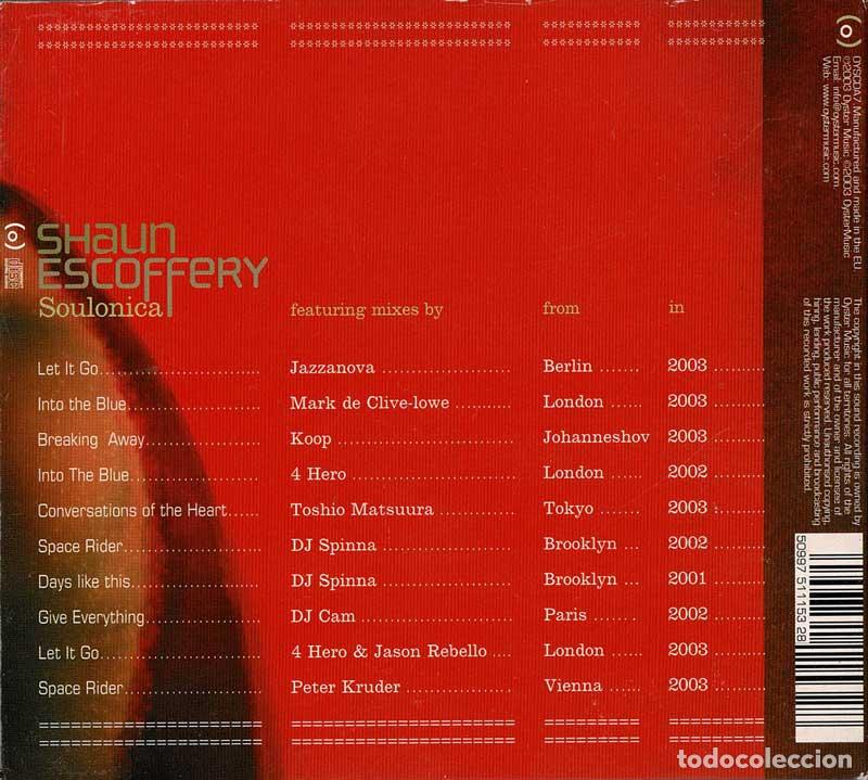 CDs de m&uacute;sica: Shaun Escoffery - Soulonica. CD - Foto 2