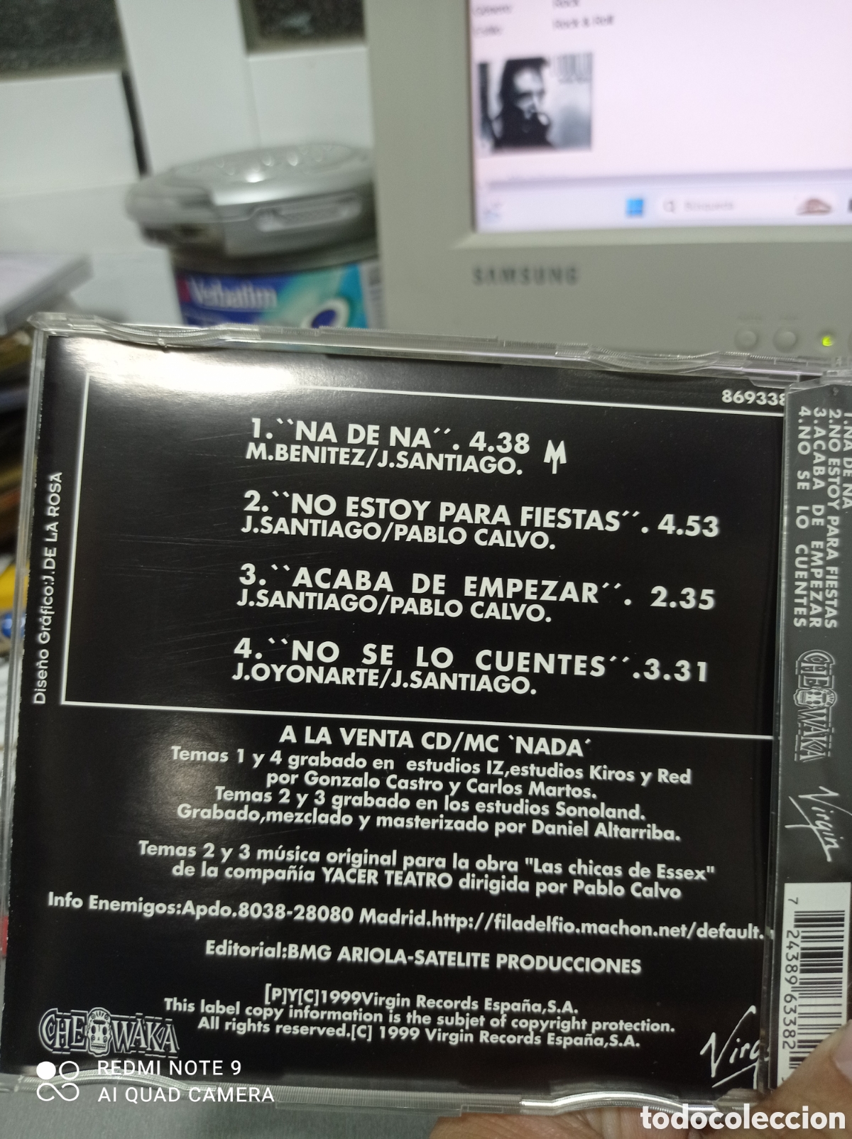 CDs de m&uacute;sica: Los enemigos na de na e.p - Foto 2