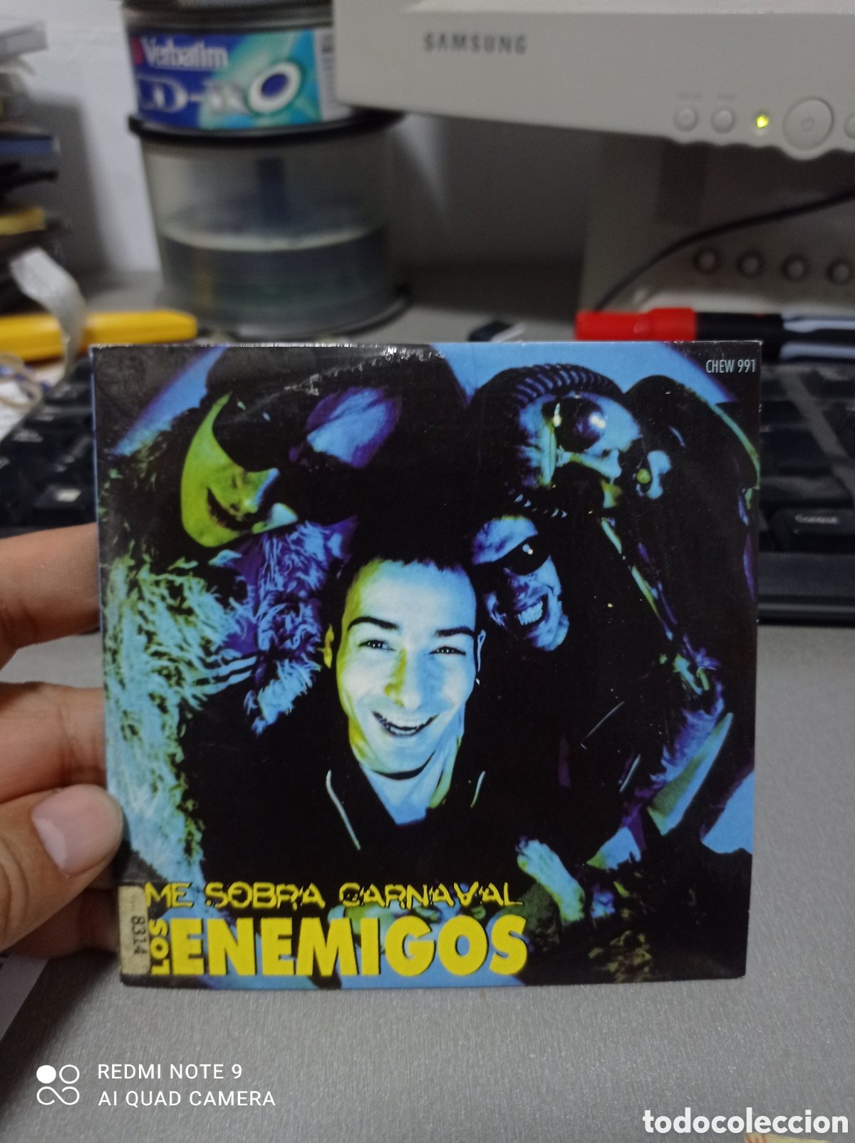 CDs de m&uacute;sica: Los enemigos me sobra carnaval cd single - Foto 1