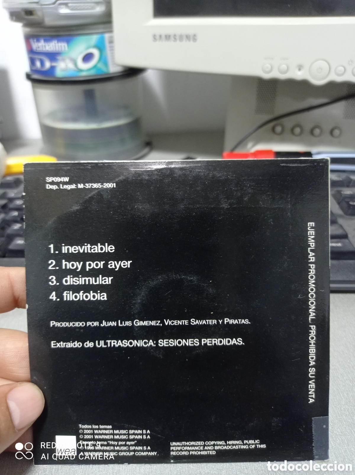 CDs de m&uacute;sica: Los piratas CD promocional de inavidable - Foto 2