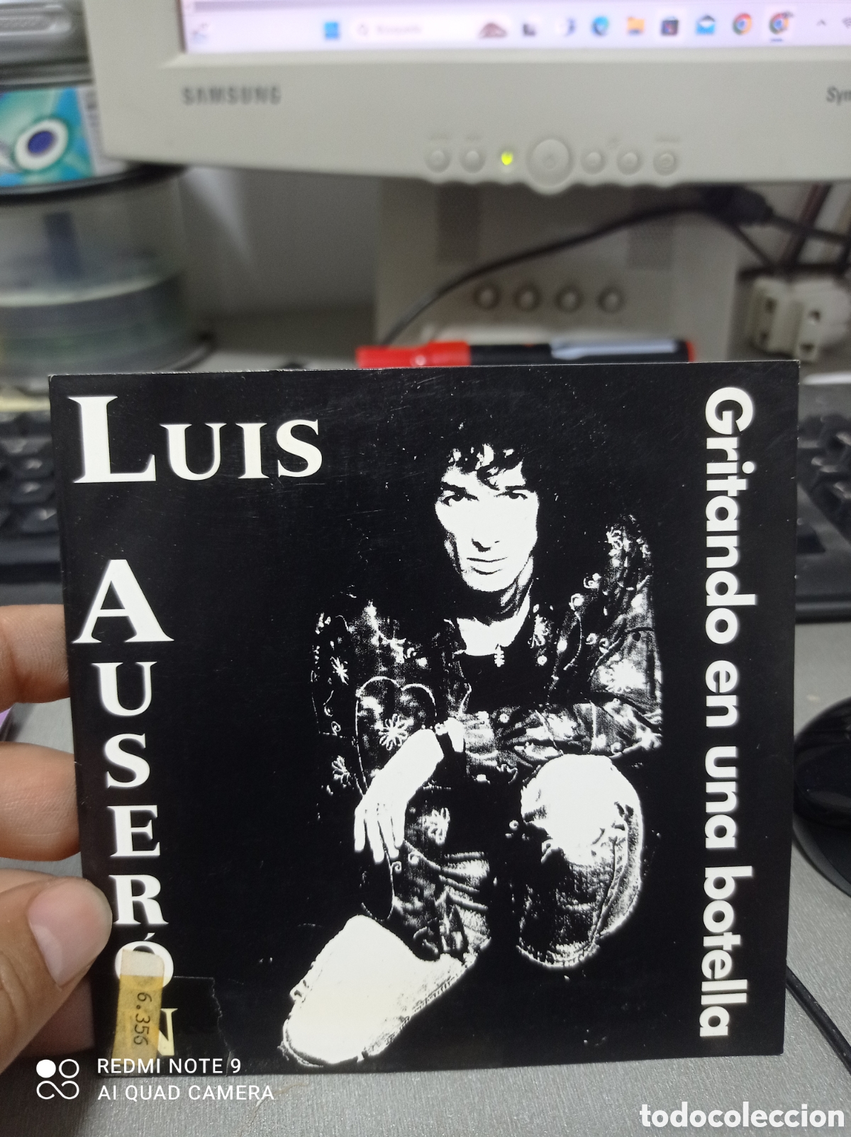 CDs de m&uacute;sica: Luis auser&oacute;n gritando en una botella CD promocional - Foto 1