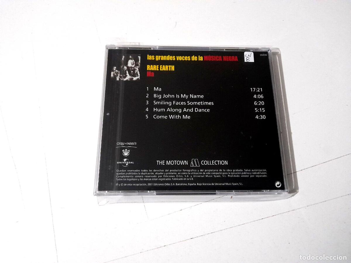 CDs de m&uacute;sica: RARE EARTH &rdquo;MA&rdquo; CD 5 TRACKS COMO NUEVO - Foto 2