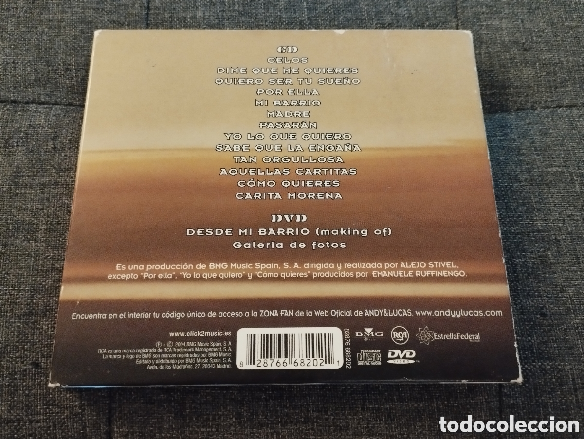 CDs de m&uacute;sica: ANDY & LUCAS. DESDE MI BARRIO (CD + DVD) - Foto 4