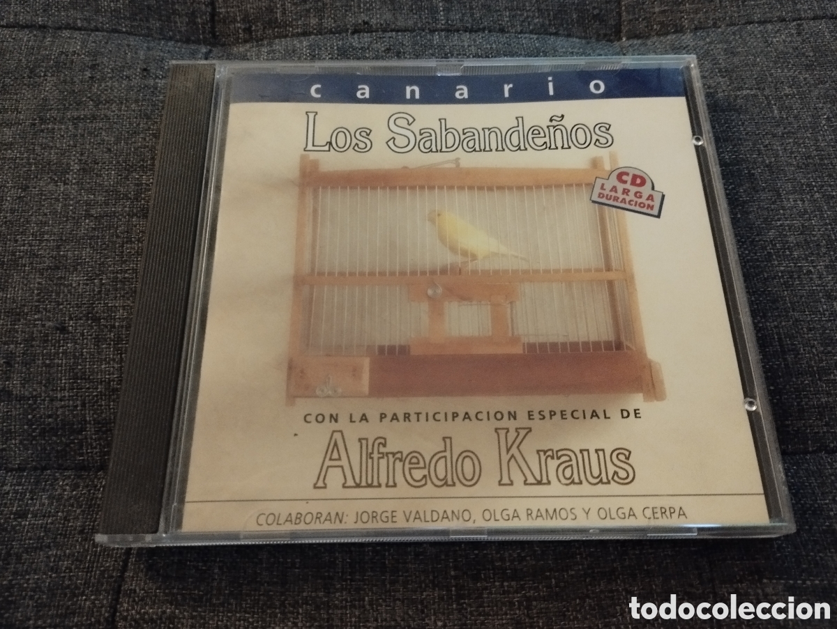 CDs de m&uacute;sica: LOS SABANDE&Ntilde;OS CON ALFREDO KRAUS (CD) - Foto 1