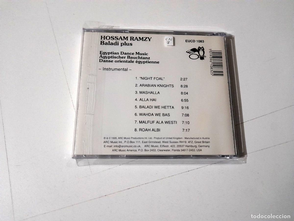 CDs de m&uacute;sica: HOSSAM RAMZY &rdquo;BALADI PLUS&rdquo; CD 8 TRACKS COMO NUEVO - Foto 2