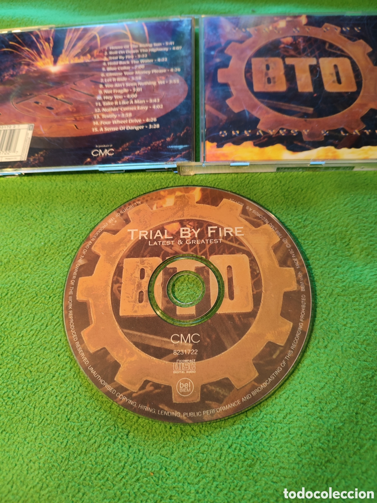 CDs de m&uacute;sica: BTO - Trial by fire CF - Foto 2