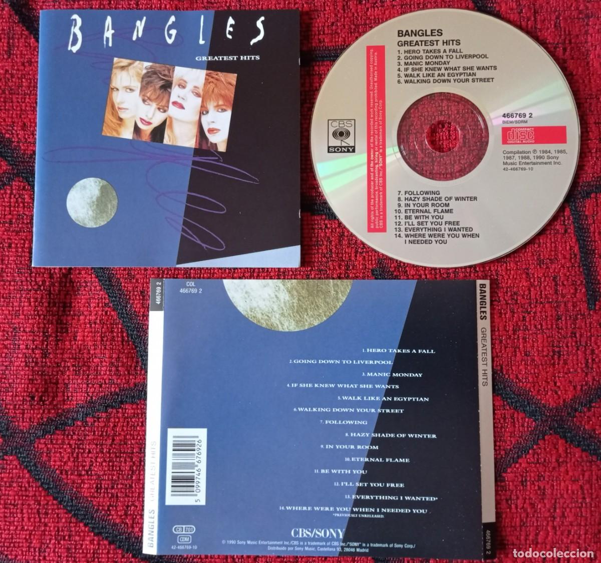 CDs de m&uacute;sica: BANGLES ** Greatest Hits ** CD ORIGINAL 1990 - Foto 1