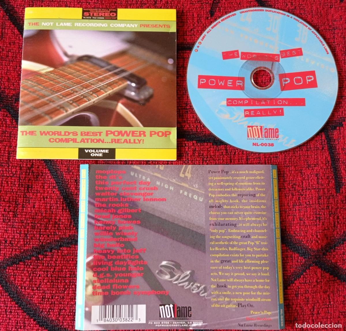 CDs de m&uacute;sica: THE WORLD'S BEST POWER POP COMPILATION 1997 USA CD MOPTOPS Beatifics BIG HELLO dT's