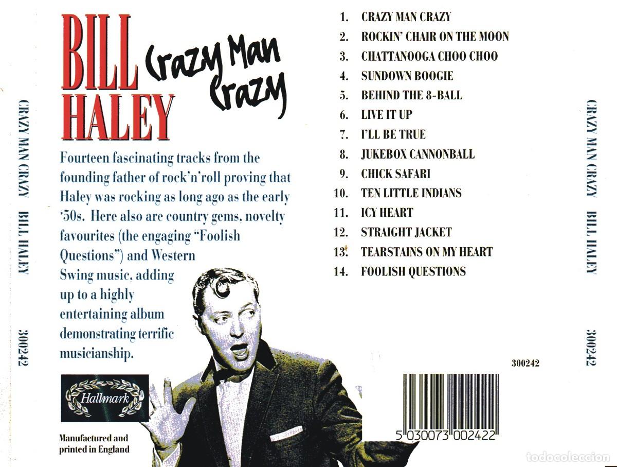 CDs de m&uacute;sica: Bill Haley &ndash; Crazy Man Crazy - CD - 1995 UK - Foto 2