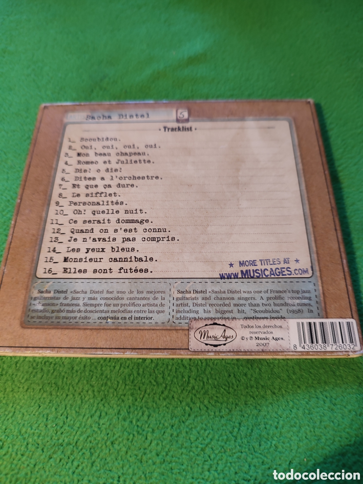CDs de m&uacute;sica: Sacha Distel - Eps 45 rpm - Foto 3