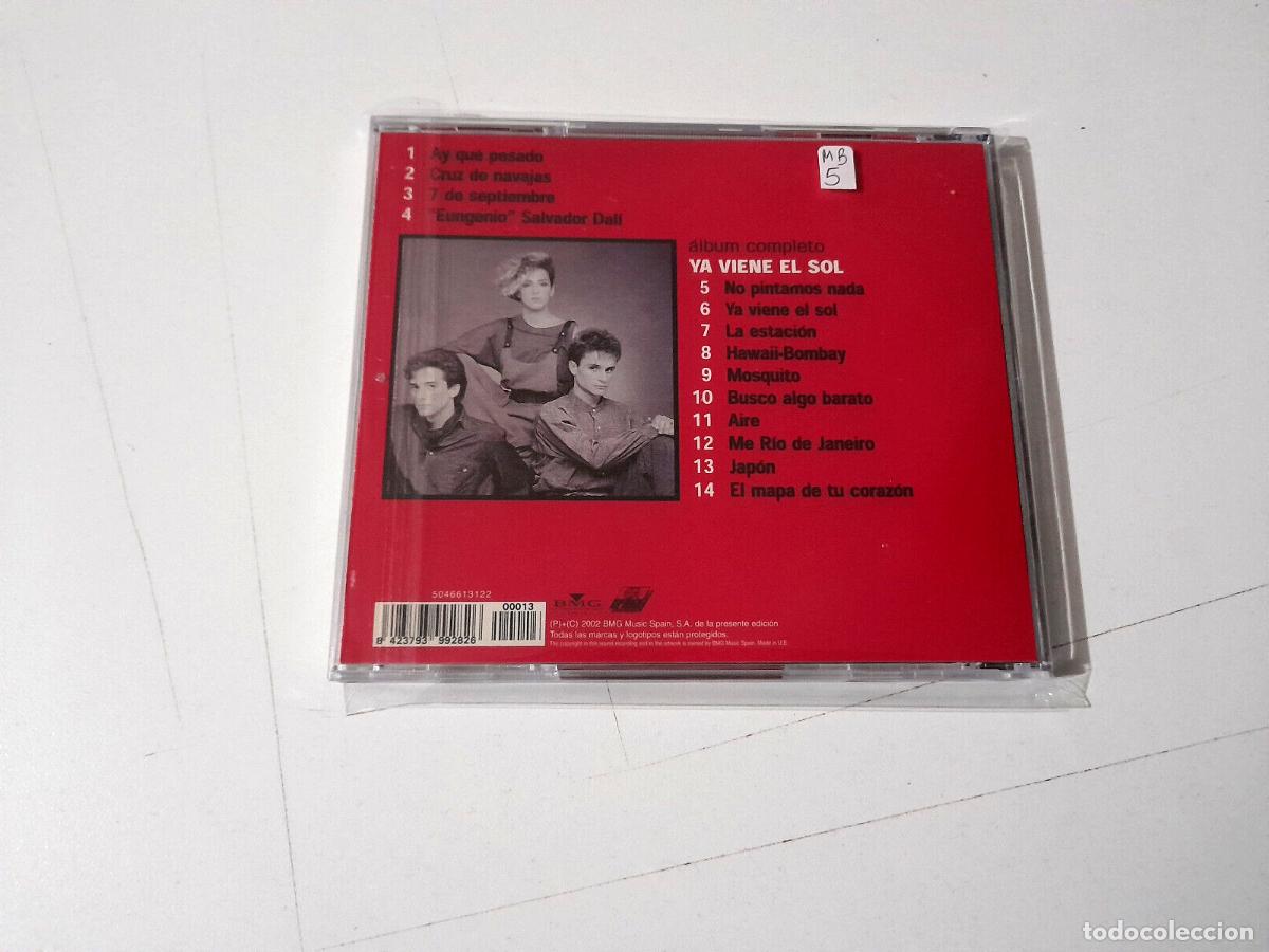 CDs de m&uacute;sica: MECANO &rdquo;YA VIENE EL SOL&rdquo; CD 14 TRACKS - Foto 2