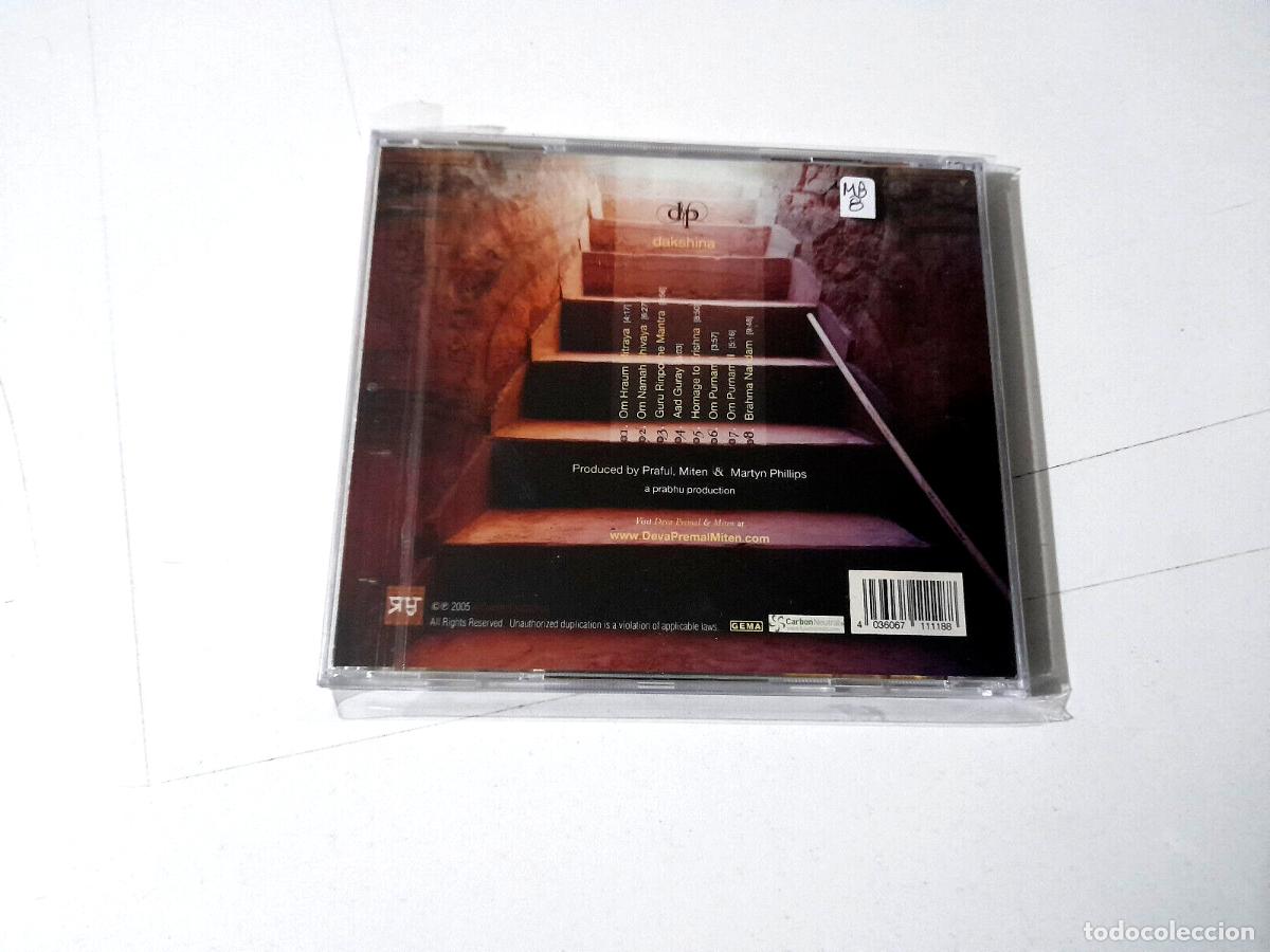 CDs de m&uacute;sica: DEVA PREMAL &rdquo;DAKSHINA&rdquo; CD 8 TRACKS - Foto 2