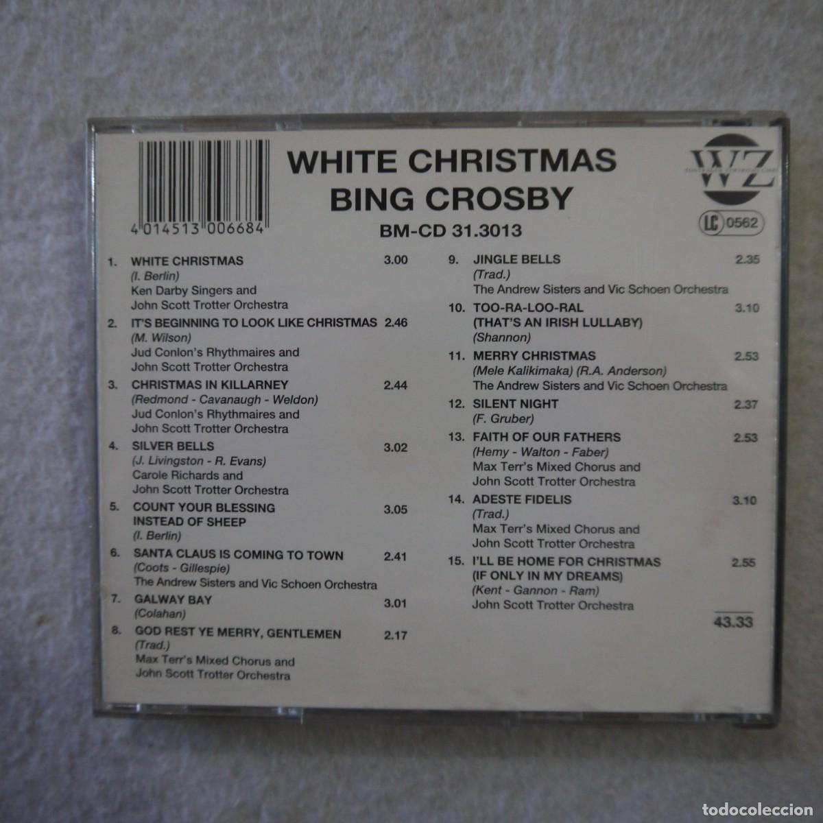 CDs de m&uacute;sica: BING CROSBY - WHITE CHRISTMAS - CD - Foto 3