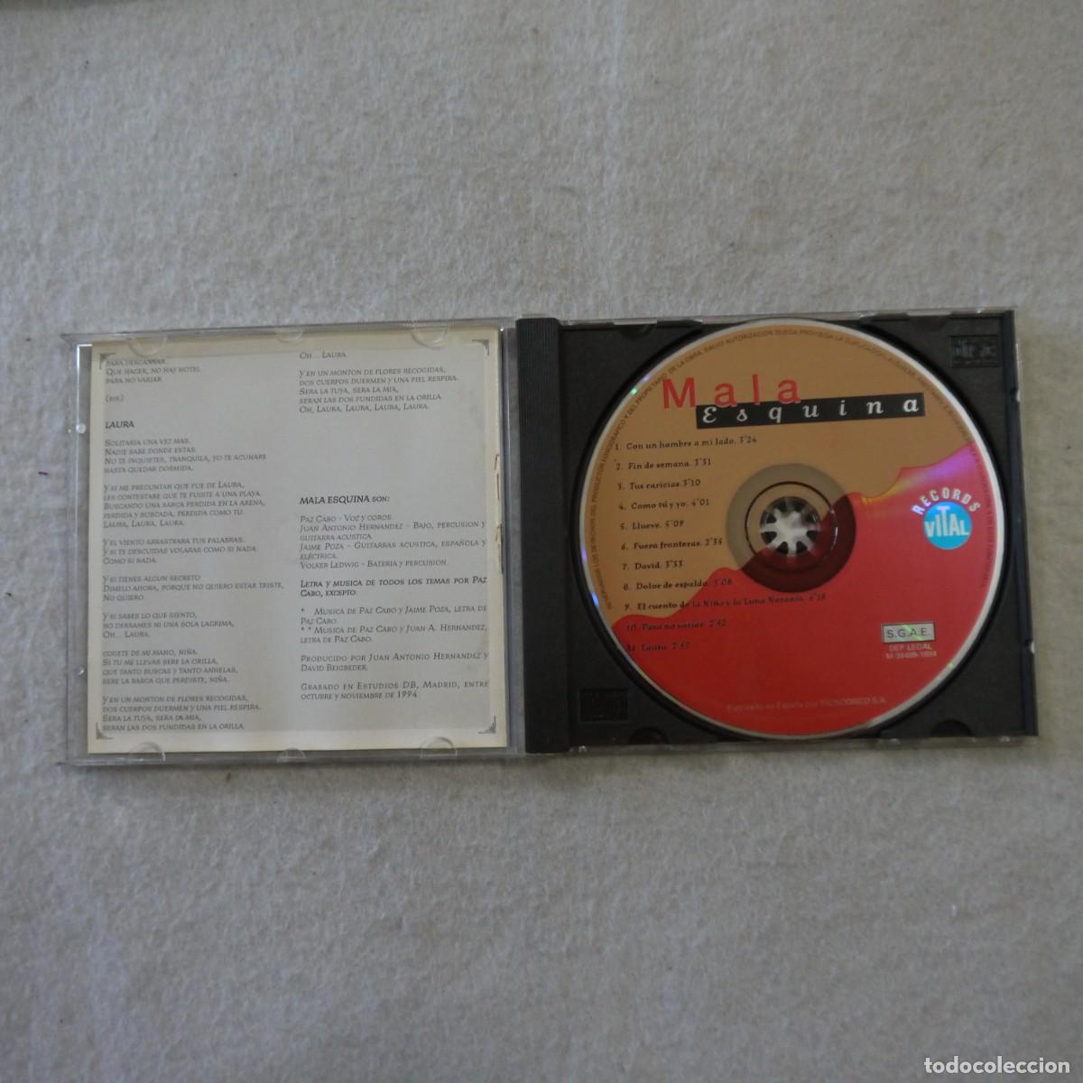 CDs de m&uacute;sica: MALA - ESQUINA - CD 1994 - Foto 2