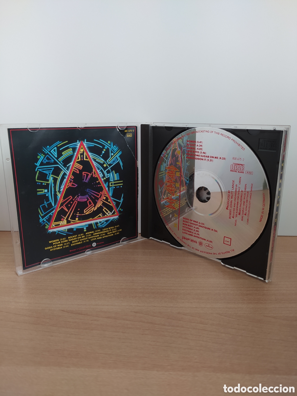 CDs de m&uacute;sica: CD DEF LEPPARD HYSTERIA 1987 - Foto 2