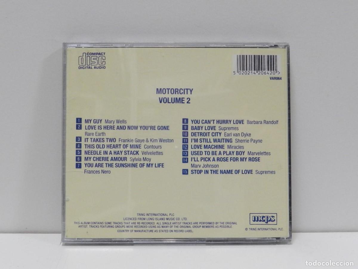 CDs de m&uacute;sica: DISCO CD. Motorcity Volume 2. COMPACT DISC. - Foto 2