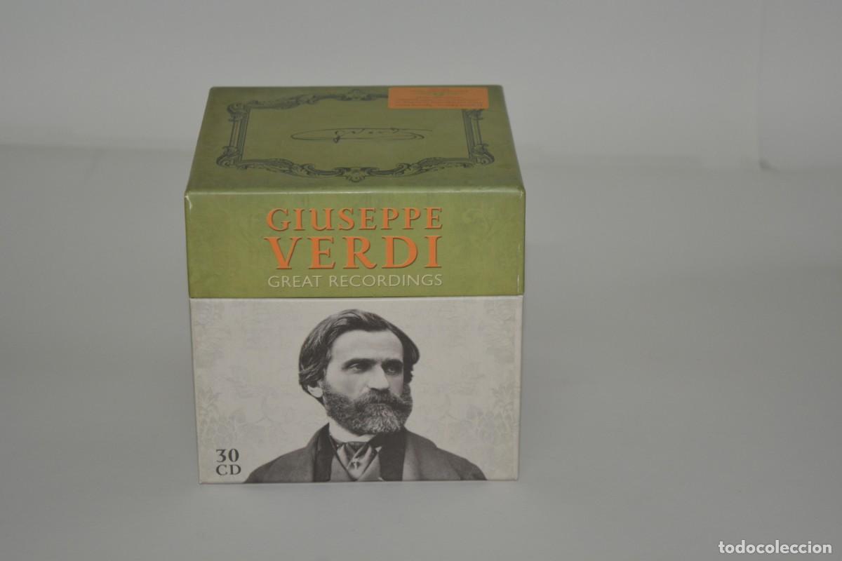 CDs de m&uacute;sica: GIUSEPPE VERDI. GREAT RECORDINGS. CAJA 30 CDS. - Foto 1