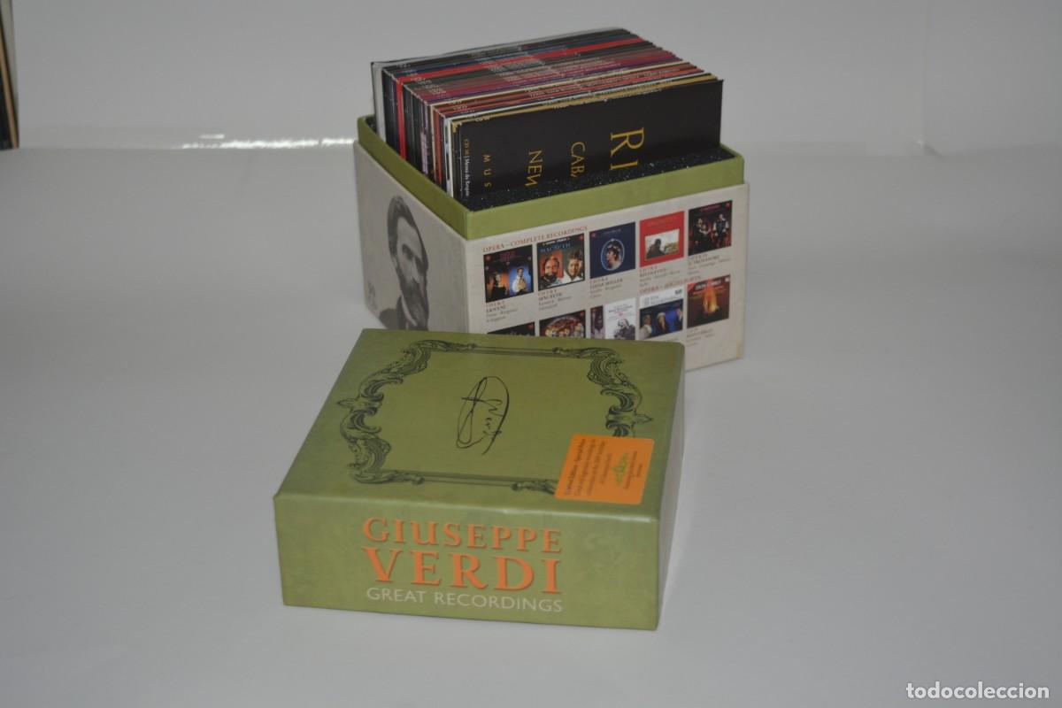 CDs de m&uacute;sica: GIUSEPPE VERDI. GREAT RECORDINGS. CAJA 30 CDS. - Foto 2