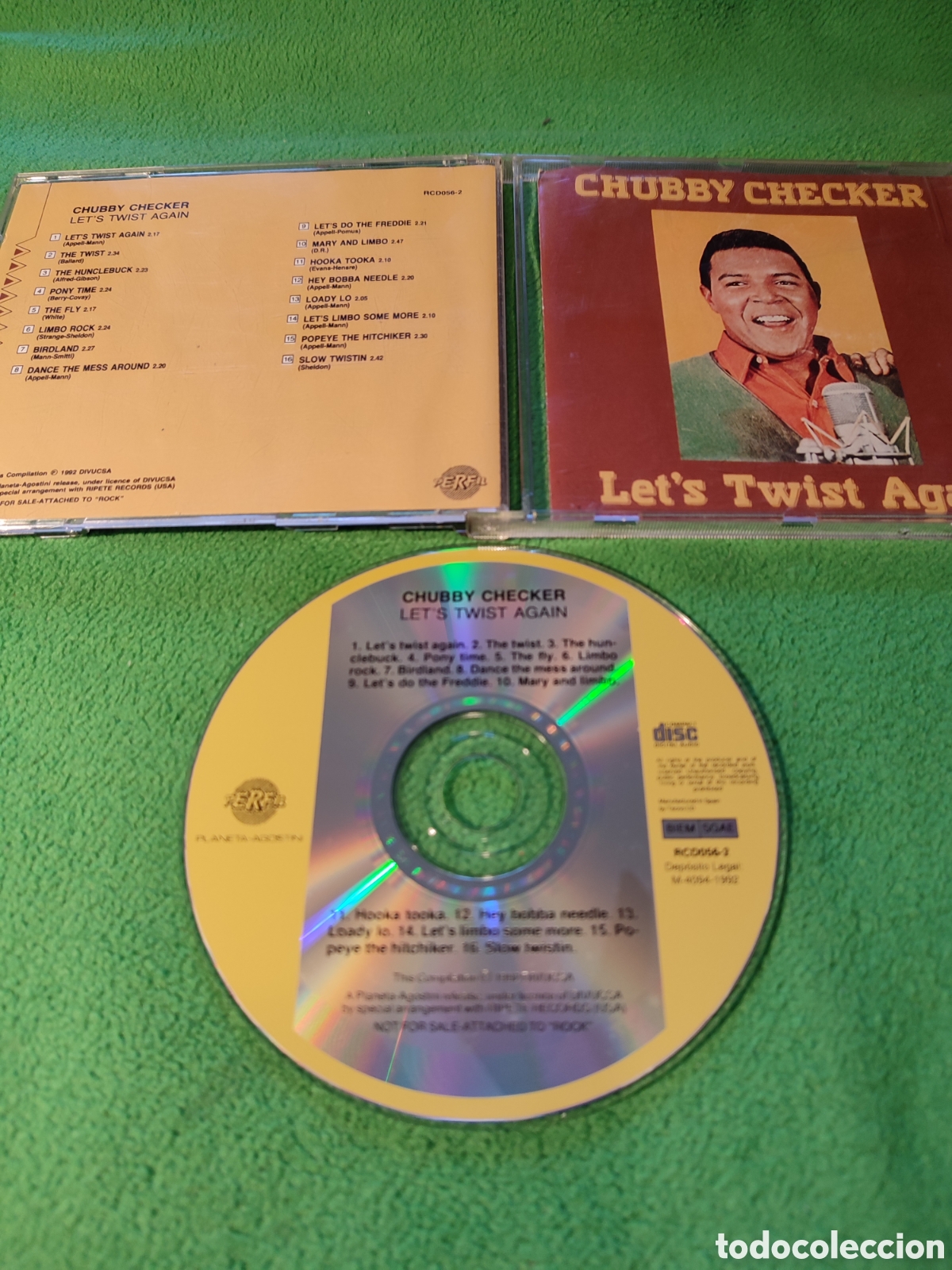 CDs de m&uacute;sica: Chubby Checker - Lets Twist again - Foto 2