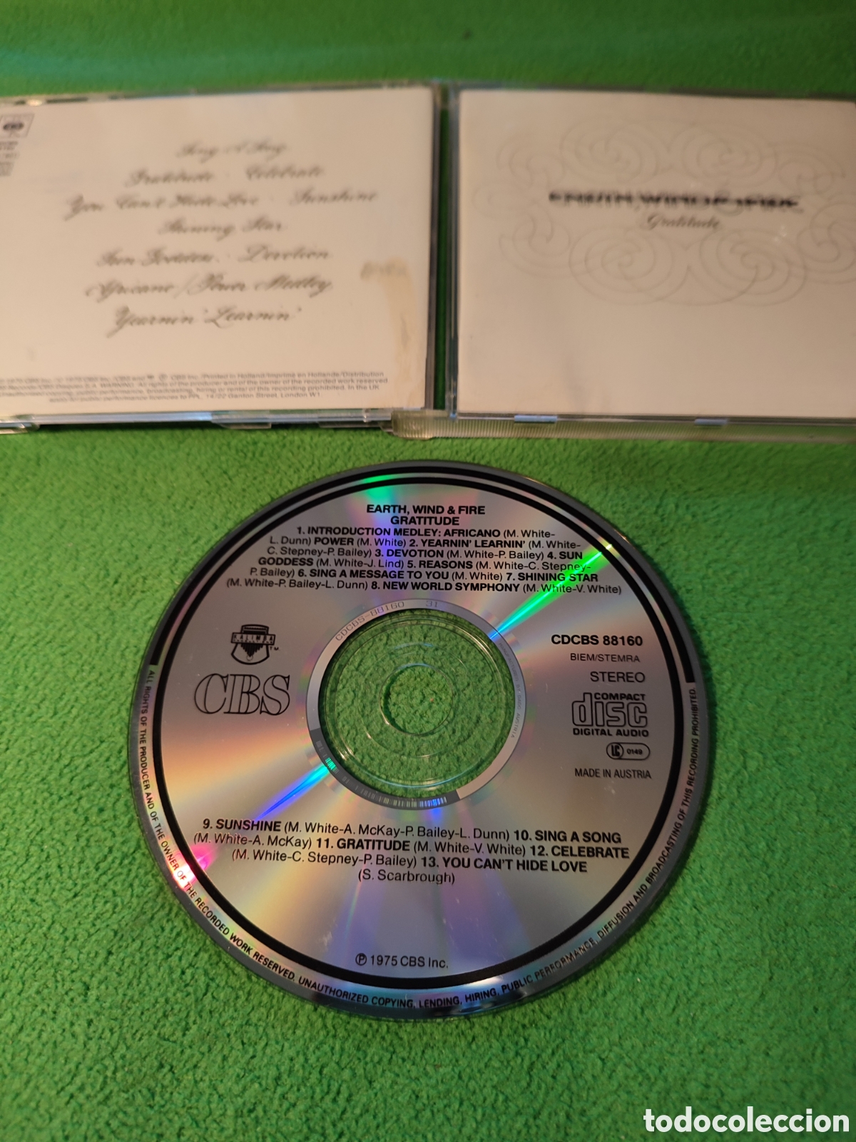 CDs de m&uacute;sica: Earth, Wind & Fire - Gratitude - Foto 2