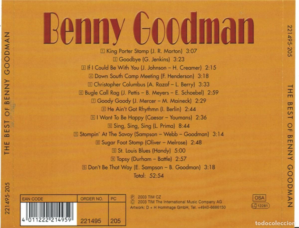 CDs de m&uacute;sica: BENNY GOODMAN CD - Foto 6