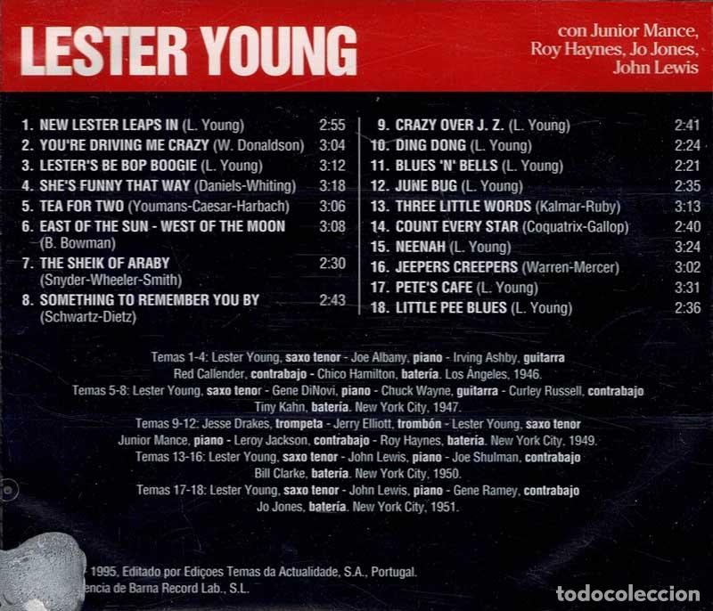 CDs de m&uacute;sica: Lester Young - Lester Young. CD - Foto 2