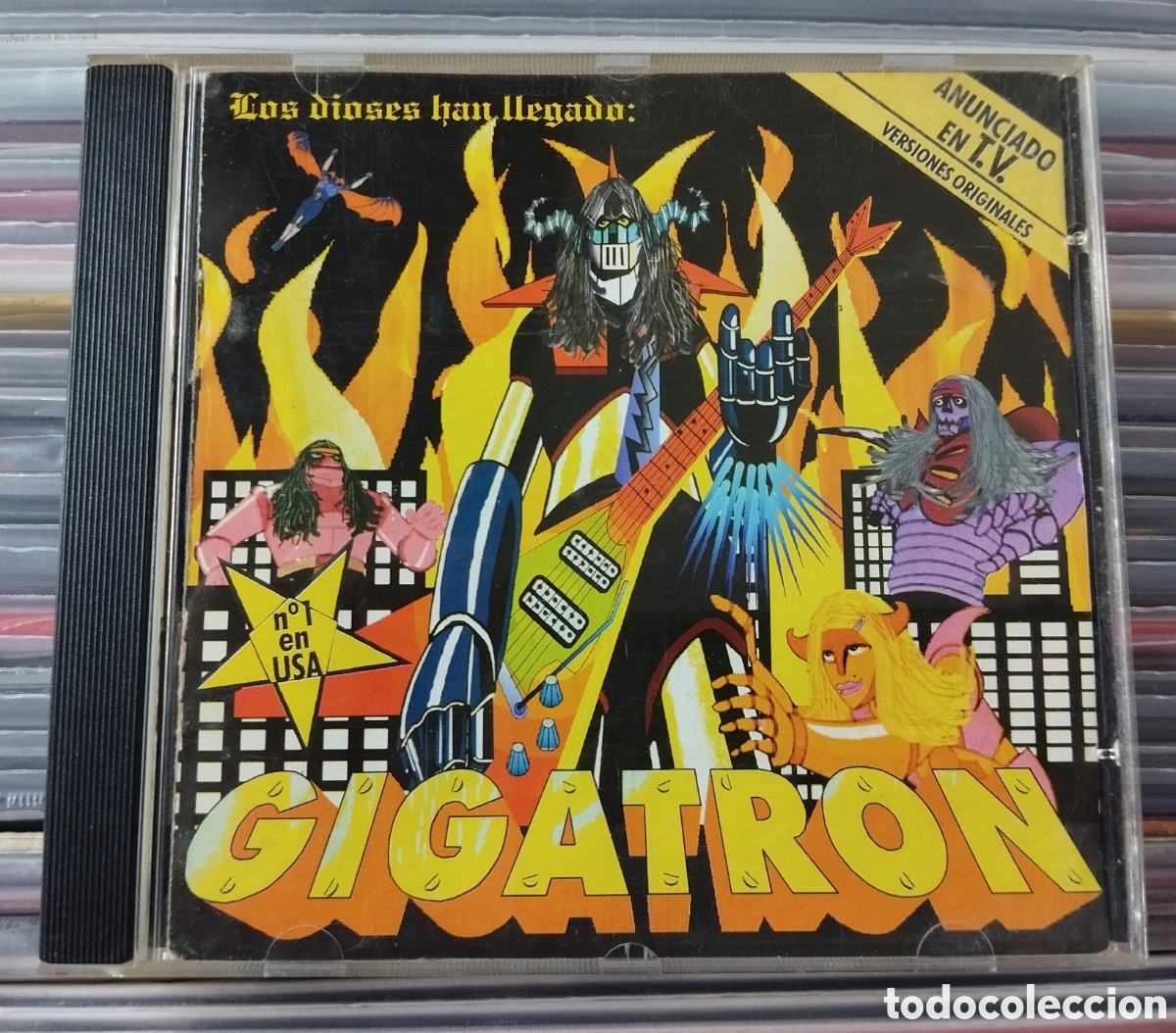 CDs de m&uacute;sica: Gigatron - Los Dioses Han Llegado CD - 1998 - Foto 1