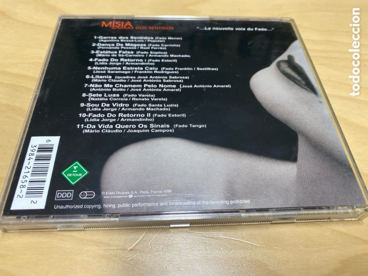 CDs de m&uacute;sica: M&iacute;sia - Garras Dos Sentidos - Foto 2