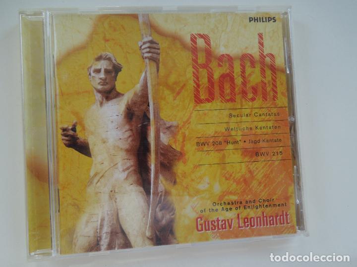 CDs de m&uacute;sica: BACH -SECULAR CANTATAS - GUSTAV LEONHARDT-CD - Foto 1