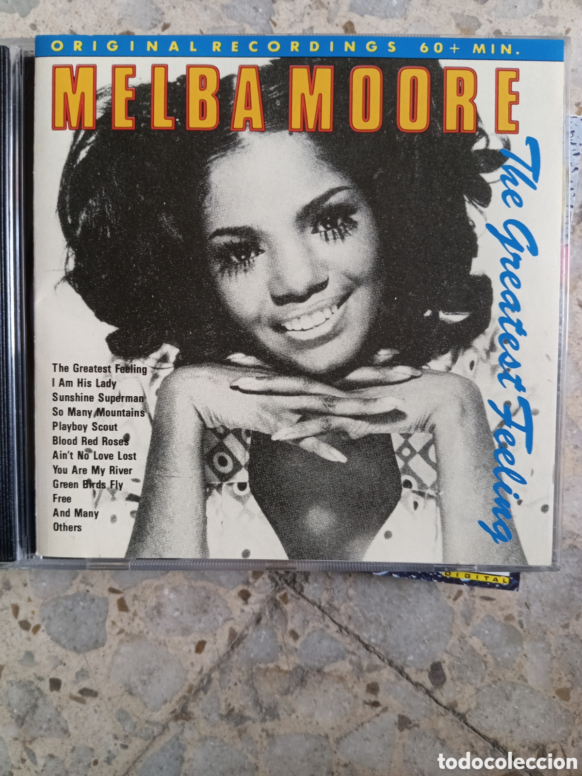 CDs de m&uacute;sica: CD MELBA MOORE THE GREATEST FEELING - Foto 1