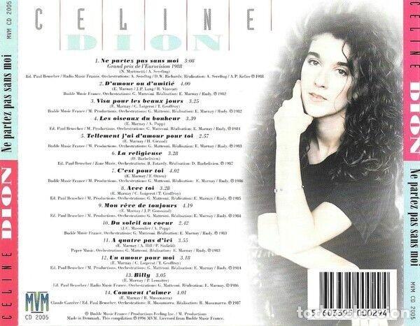 CDs de m&uacute;sica: Celine Dion - Ne Partez pas sans moi - CD - Foto 3