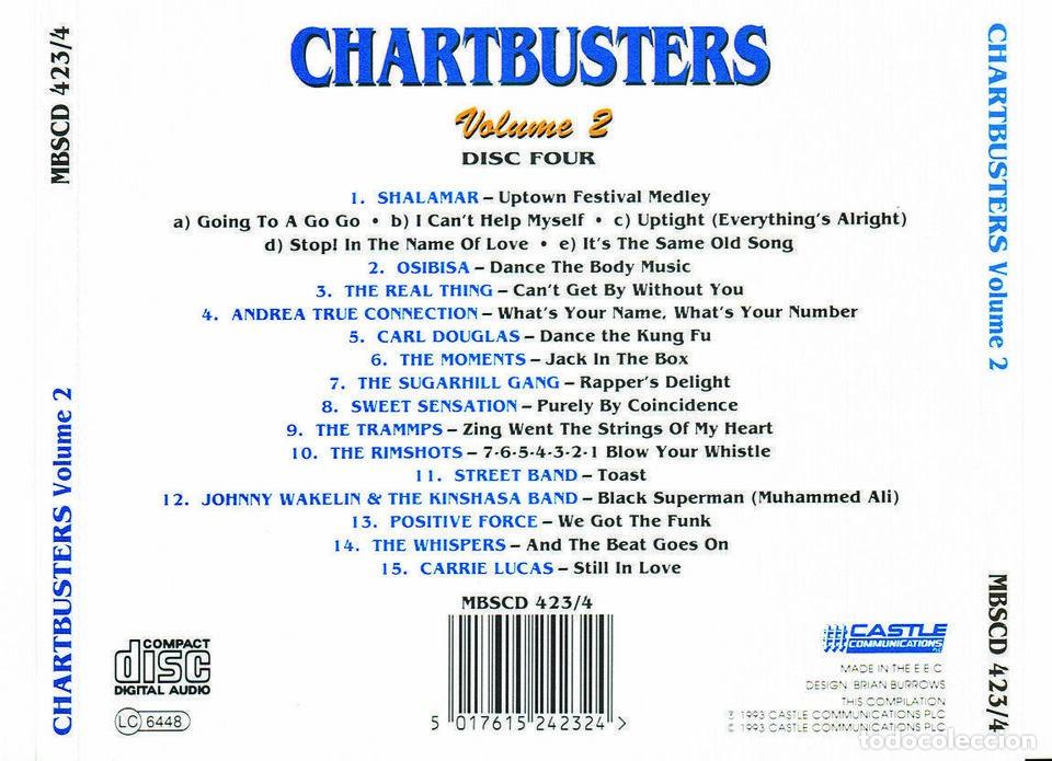 CDs de m&uacute;sica: Chartbusters - Volume 2 - disc 4 - near MINT - 1993 - Foto 3