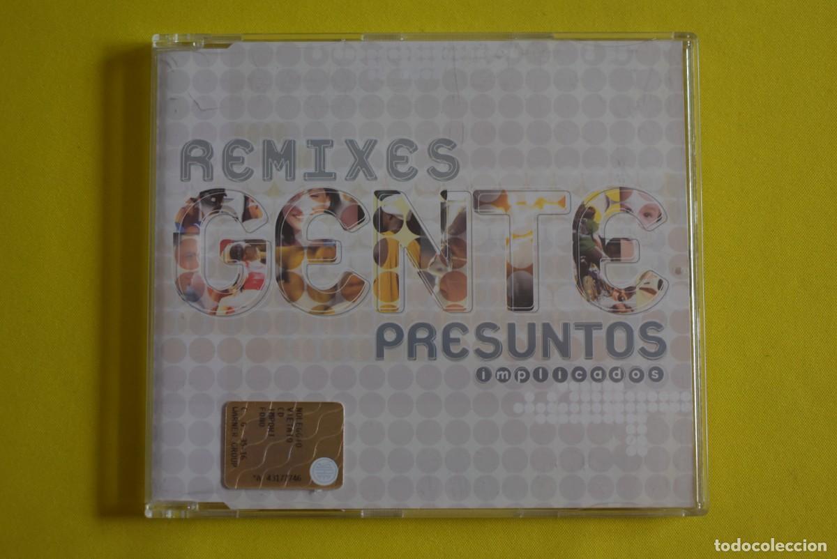 CDs de m&uacute;sica: CD Presuntos implicados. Remixes Gente. 2001 - Foto 1
