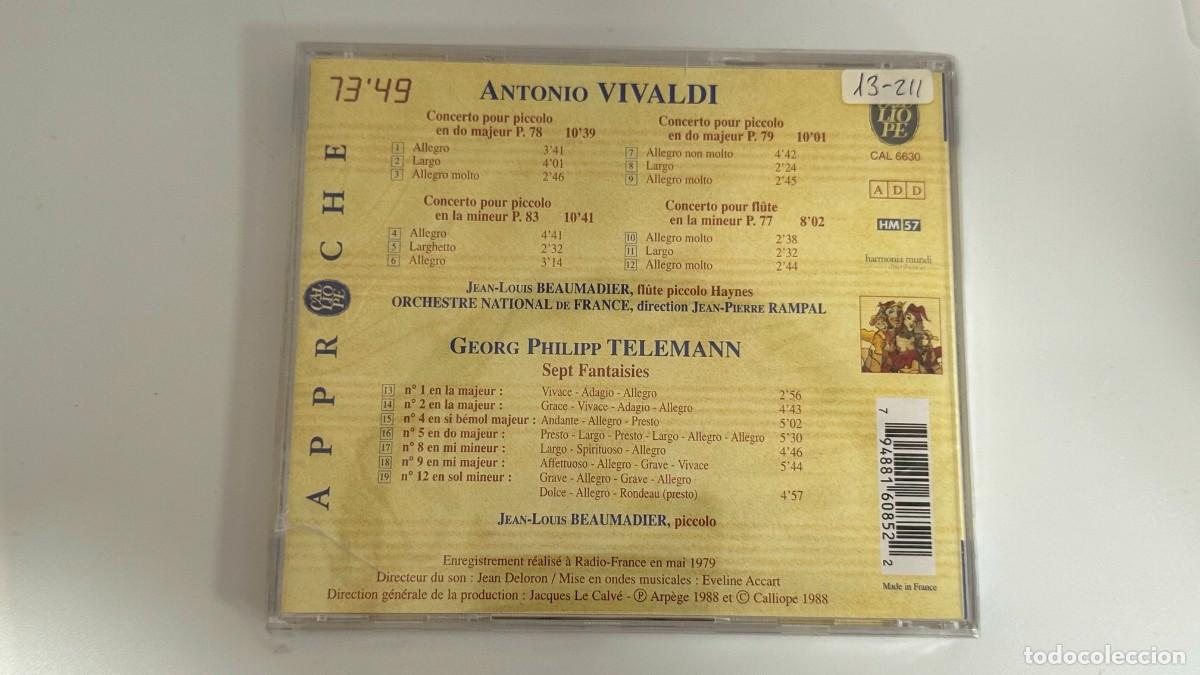 CDs de m&uacute;sica: VIVALDI &ndash; TELEMANN - Foto 2