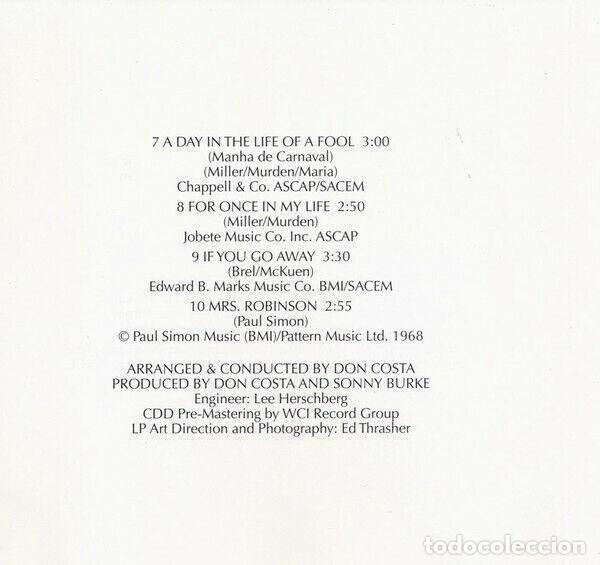 CDs de m&uacute;sica: Frank Sinatra &ndash; My Way - CD - NMINT - Foto 5