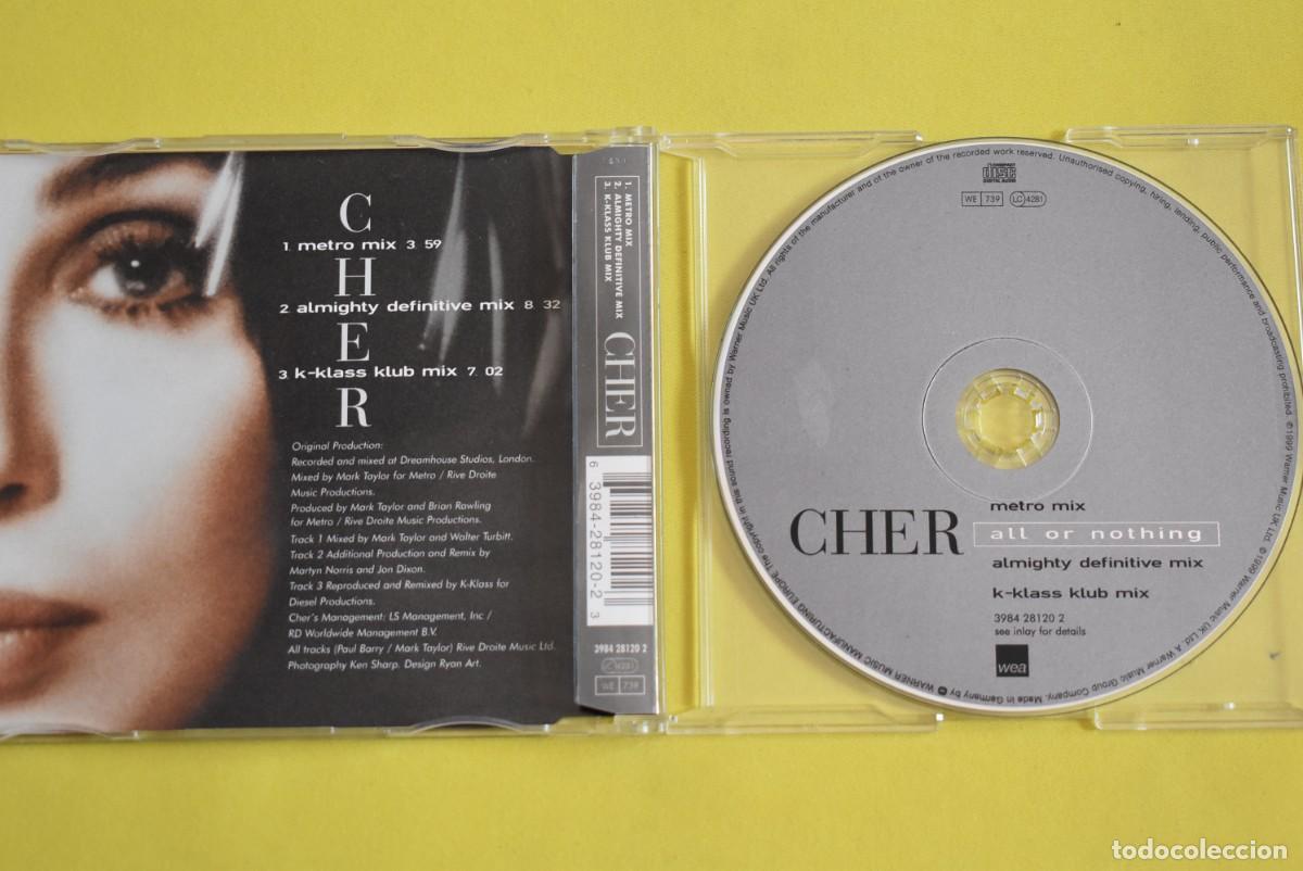CDs de m&uacute;sica: CD Cher. All or nothing. Metro Mix. 1999 - Foto 2
